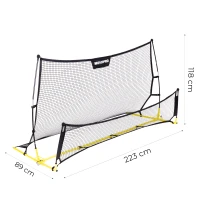 MOVEPRO JSP-DS8030 Futbalový odrazový trenažér 223 x 118 x 89 cm