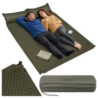 Trizand 28010 Samonafukovací karimatka pro 2 osoby 186 x 130 x 3 cm, khaki