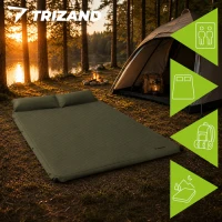 Trizand 28010 Samonafukovací karimatka pro 2 osoby 186 x 130 x 3 cm, khaki