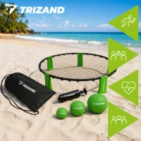 Trizand 27554 Hra na smeč s 3 loptičkami, pumpička, 90 cm 