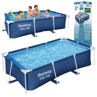 Bestway 56403 Bazén s konstrukcí Steel Pro 2,59 x 1,7 x 0,61 m, modrý