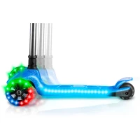 Ricokids 765902 Trojkolová kolobežka na rovnováhu s LED kolieskami Jelly, modrá