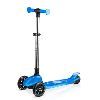 Ricokids 765902 Trojkolová kolobežka na rovnováhu s LED kolieskami Jelly, modrá