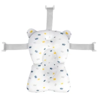 Ricokids 728901 Polštářek do vaničky pro miminka, bílo-modrý