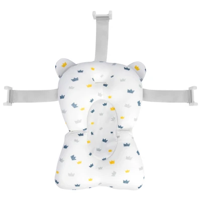 Ricokids 728901 Polštářek do vaničky pro miminka, bílo-modrý