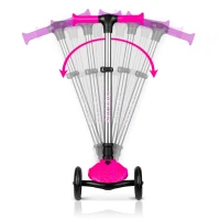 Ricokids 765901 Trojkolová kolobežka na rovnováhu s LED kolieskami Jelly, ružová