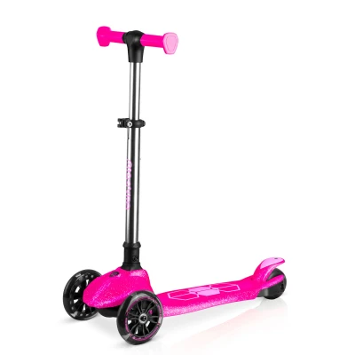 Ricokids 765901 Trojkolová kolobežka na rovnováhu s LED kolieskami Jelly, ružová