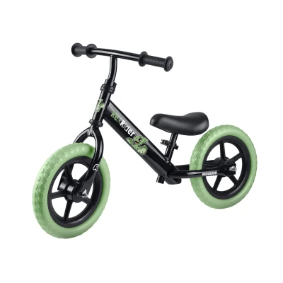Ricokids 760702 Detská odrážadlo, čierno-zelené