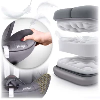 Nukido 710103 Autosedačka Prestige Line ISOFIX, i-Size 40-150 cm, 0-36 kg, šedá