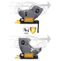 Nukido 710103 Autosedačka Prestige Line ISOFIX, i-Size 40-150 cm, 0-36 kg, šedá
