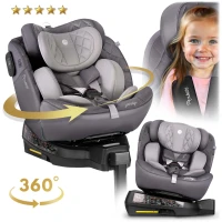 Nukido 710103 Autosedačka Prestige Line ISOFIX, i-Size 40-150 cm, 0-36 kg, šedá
