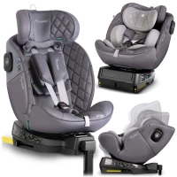 Nukido 710103 Autosedačka Prestige Line ISOFIX, i-Size 40-150 cm, 0-36 kg, šedá