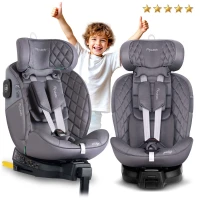 Nukido 710103 Autosedačka Prestige Line ISOFIX, i-Size 40-150 cm, 0-36 kg, šedá