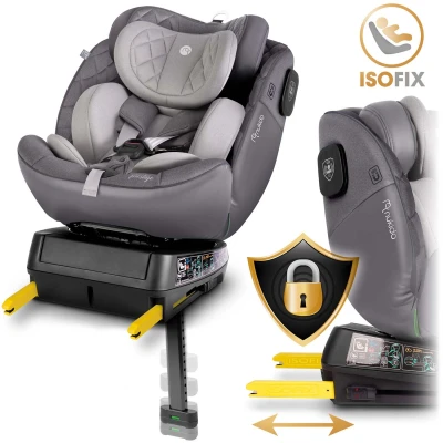 Nukido 710103 Autosedačka Prestige Line ISOFIX, i-Size 40-150 cm, 0-36 kg, šedá