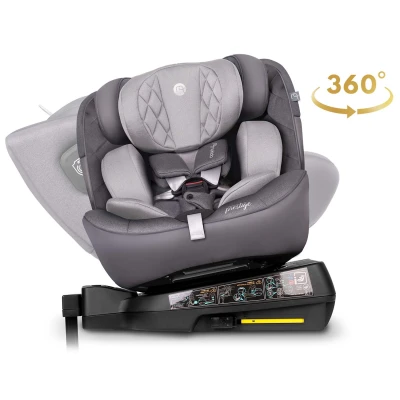 Nukido 710103 Autosedačka Prestige Line ISOFIX, i-Size 40-150 cm, 0-36 kg, šedá