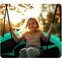 Neo-Sport 1062 Houpačka čapí hnízdo SWINGO 120 cm, zelená