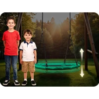 Neo-Sport 1062 Houpačka čapí hnízdo SWINGO 120 cm, zelená
