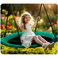 Neo-Sport 1062 Houpačka čapí hnízdo SWINGO 120 cm, zelená