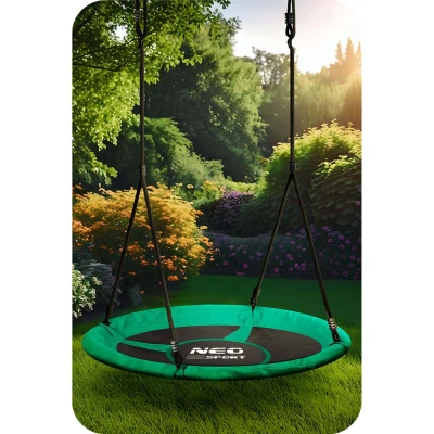 Neo-Sport 1062 Houpačka čapí hnízdo SWINGO 120 cm, zelená