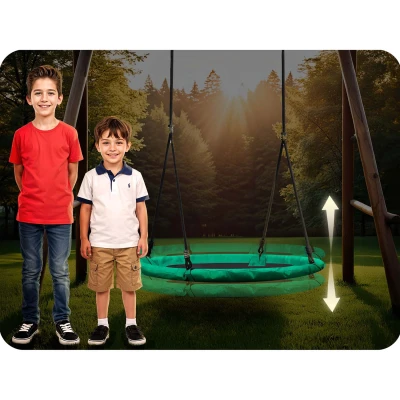 Neo-Sport 1062 Houpačka čapí hnízdo SWINGO 120 cm, zelená