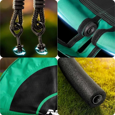 Neo-Sport 1062 Houpačka čapí hnízdo SWINGO 120 cm, zelená