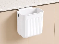 Verk 27672 Zavesený odpadkový kôš s vekom 11 l, biely
