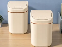 Verk 27674 Mini odpadkový kôš s vekom 2 l, béžový