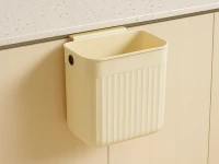 Verk 27672 Závěsný odpadkový koš s víkem 11 l, béžový