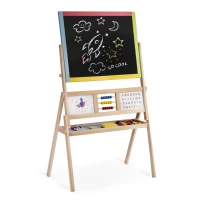 Ricokids 780100 Magnetická oboustranná tabule s hodinami 113 x 69 x 37 cm