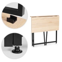 ModernHome TH-FD-6-16 Skládací loftový počítačový stůl 80 x 45 cm, světle hnědý