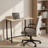 ModernHome TH-FD-6-16 Skládací loftový počítačový stůl 80 x 45 cm, světle hnědý
