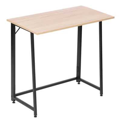 ModernHome TH-FD-6-16 Skládací loftový počítačový stůl 80 x 45 cm, světle hnědý