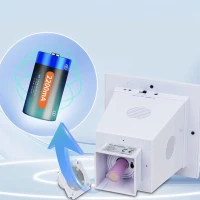 RealG RC-K-2339 Ultrazvukový solárny odpudzovač zvierat a vtákov, 1600 m, IP44