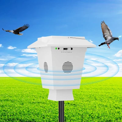 RealG RC-K-2339 Ultrazvukový solárny odpudzovač zvierat a vtákov, 1600 m, IP44