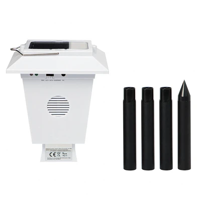 RealG RC-K-2339 Ultrazvukový solárny odpudzovač zvierat a vtákov, 1600 m, IP44