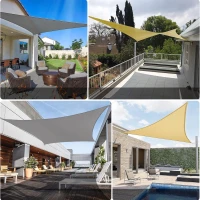 RealG RC-K-898 Stínící plachta obdélníková 2 x 3 m, šedá