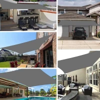RealG RC-K-898 Stínící plachta obdélníková 2 x 3 m, šedá