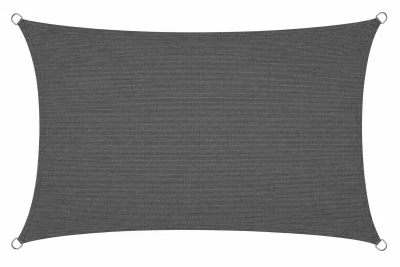 RealG RC-K-900 Stínící plachta obdélníková 3 x 5 m, šedá