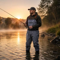 RealG RC-K-2562 Brodiace nohavice s opaskom, veľkosť 42, sivé