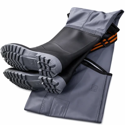 RealG RC-K-2562 Brodiace nohavice s opaskom, veľkosť 42, sivé