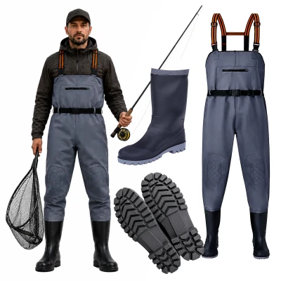 RealG RC-K-2562 Brodiace nohavice s opaskom, veľkosť 42, sivé