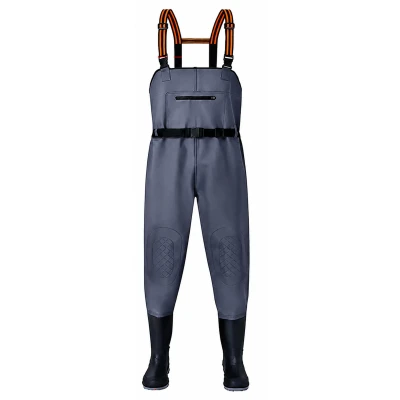 RealG RC-K-2562 Brodiace nohavice s opaskom, veľkosť 42, sivé