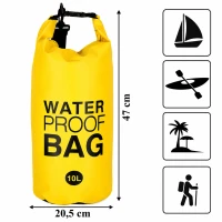 RealG RC-K-2378 Vodotesný vak 10 l, žltý
