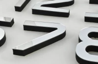 Ruhhy 4785 Designové 3D nalepovací hodiny 130 cm stříbrná