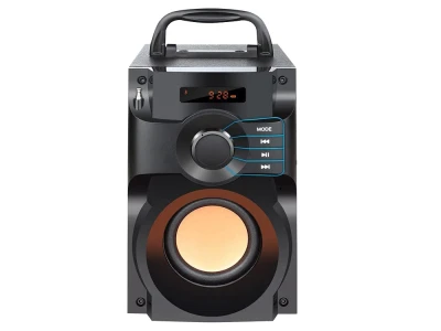 Verk 06367 Bezdrôtový Bluetooth reproduktor A11, FM rádio, diaľkové ovládanie, čierny