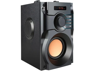 Verk 06367 Bezdrôtový Bluetooth reproduktor A11, FM rádio, diaľkové ovládanie, čierny