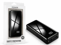 Verk 06368 Powerbanka 20000 mAh USB-C/USB-A, 2x LED dioda, černá