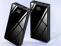 Verk 06368 Powerbanka 20000 mAh USB-C/USB-A, 2x LED dioda, černá