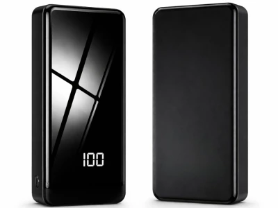Verk 06368 Powerbanka 20000 mAh USB-C/USB-A, 2x LED dioda, černá