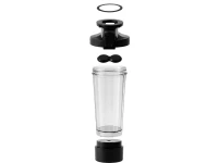 Verk 07544 Shaker s magnetickým držiakom na telefón, USB, 700 ml, čierny